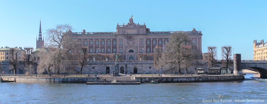 Stoccolma: vista sull'isola Helgeandsholmen