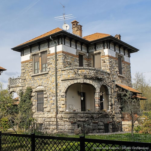 Villaggio Crespi: una delle ville costruite per i dirigenti