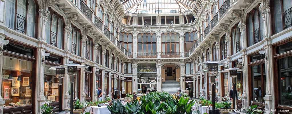 Atrio interno della Galleria Subalpina di Torino