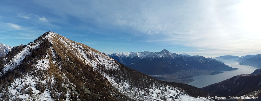 Monte Berlinghera: panorama sul lago di Como
